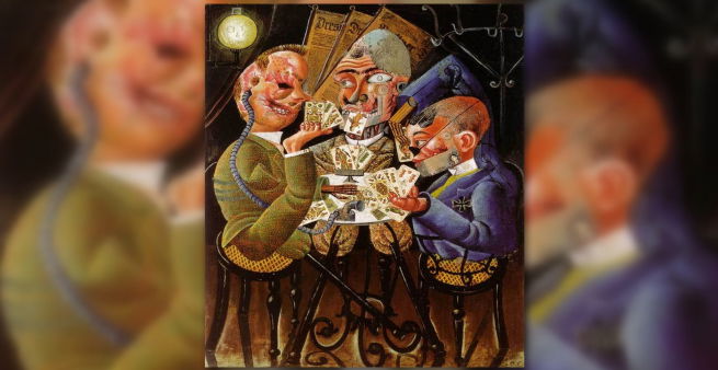 The Skat Players (1920), Otto Dix