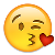 Emoji Beijo