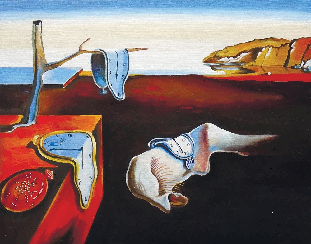 A persistência da memória (1931), do pintor espanhol Salvador Dali.