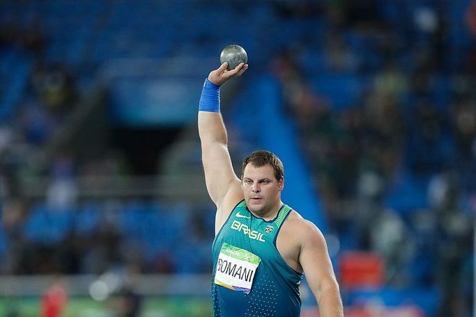 Atleta  do arremesso de peso