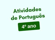 Atividades de Português do 4º ano do Fundamental