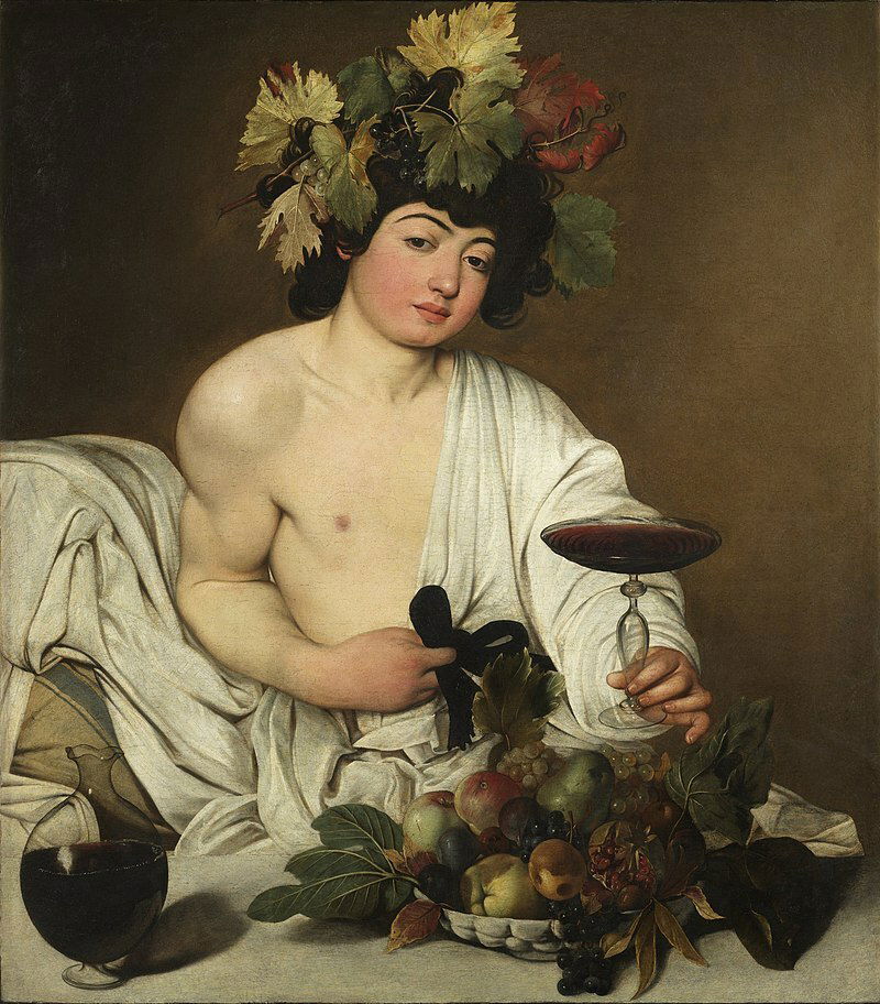 Baco (Dioniso) por Caravaggio