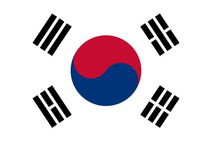 Bandeira da Coreia do Sul