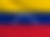 Bandeira da Venezuela com três listras horizontais, em vermelho, azul e vermelho, e com oito estrelas posicionadas em semicírculo centralizado.