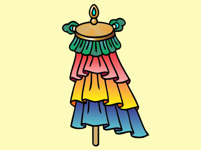 bandeira da vitória budista