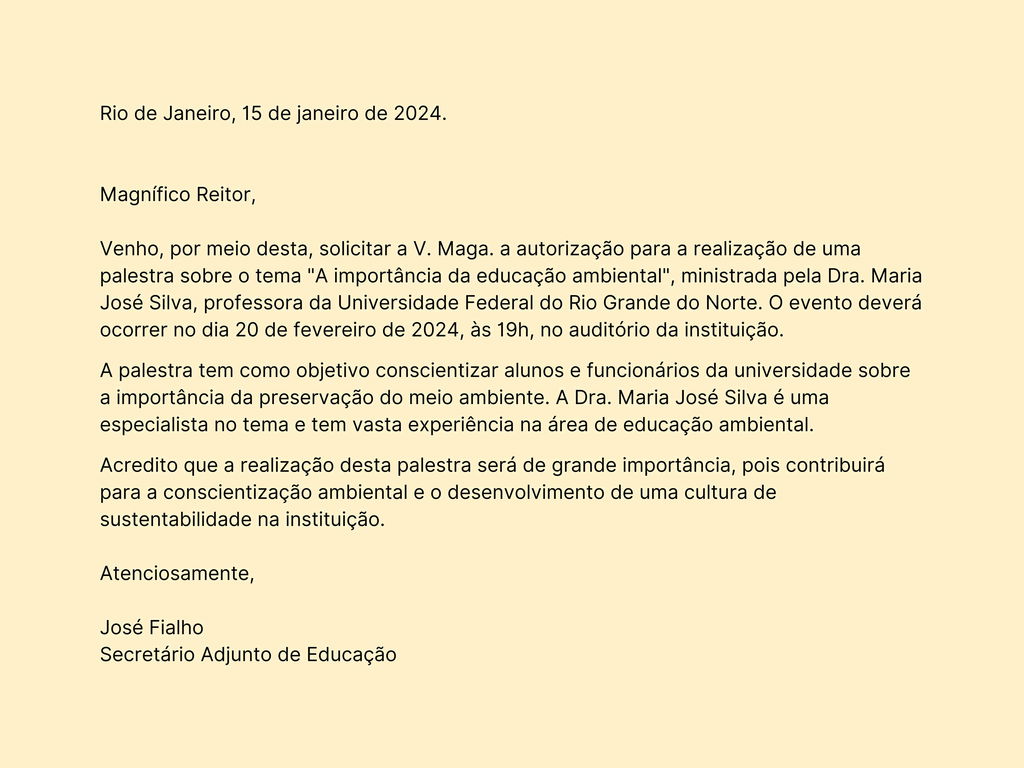 Carta o que como escrever exemplos tipos e estrutura significados