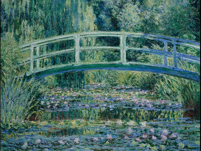nenufares e a ponte japonesa