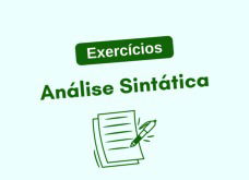 Exercício sobre análise sintática (com questões explicadas)