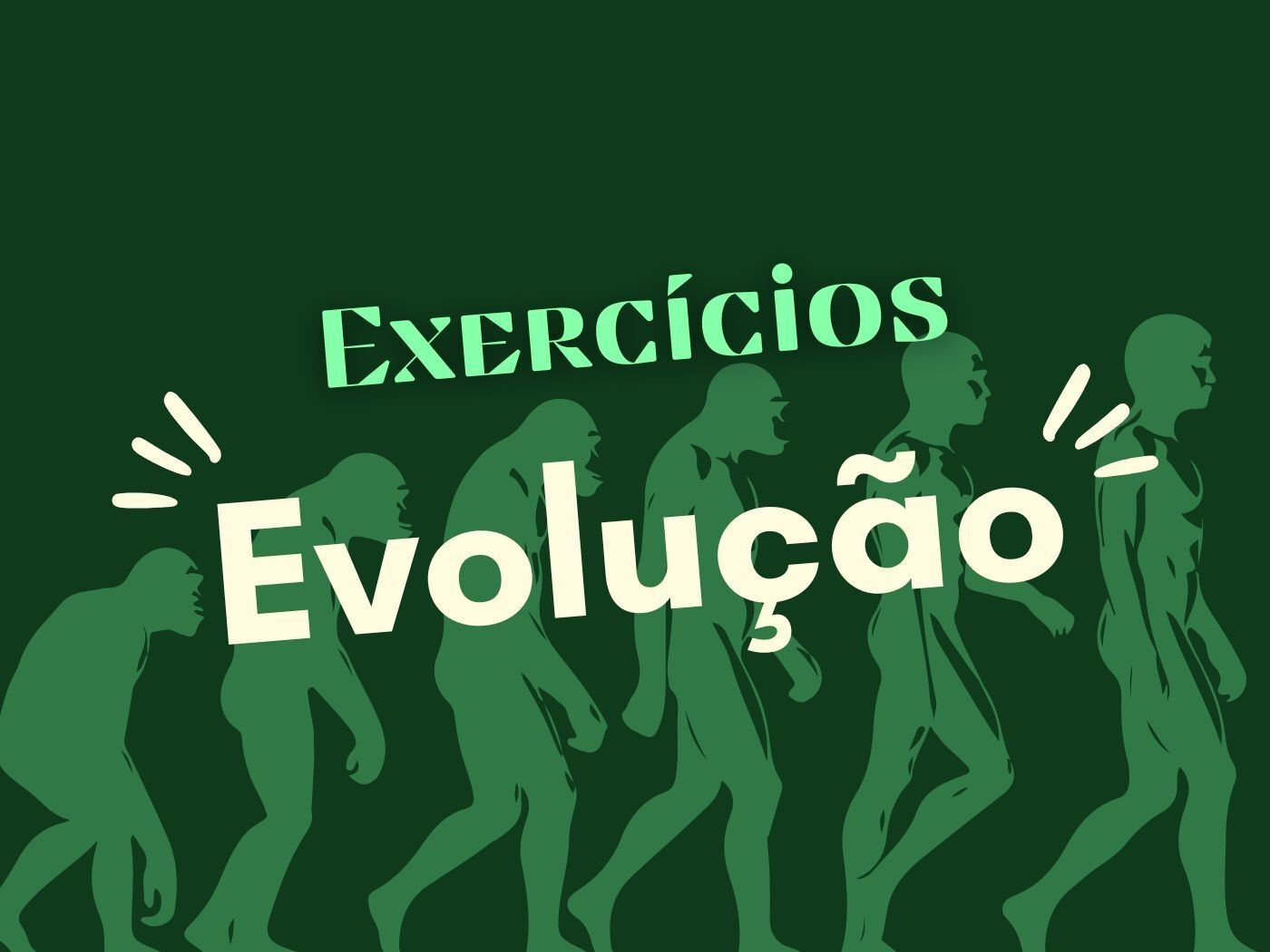 Exercício sobre evolução (com gabarito explicado) - Significados