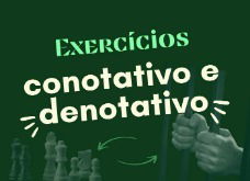 Exercício sobre sentido conotativo e denotativo (com respostas explicadas)