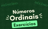 Exercícios sobre números ordinais (com gabarito)