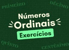 Exercícios sobre números ordinais (com gabarito)