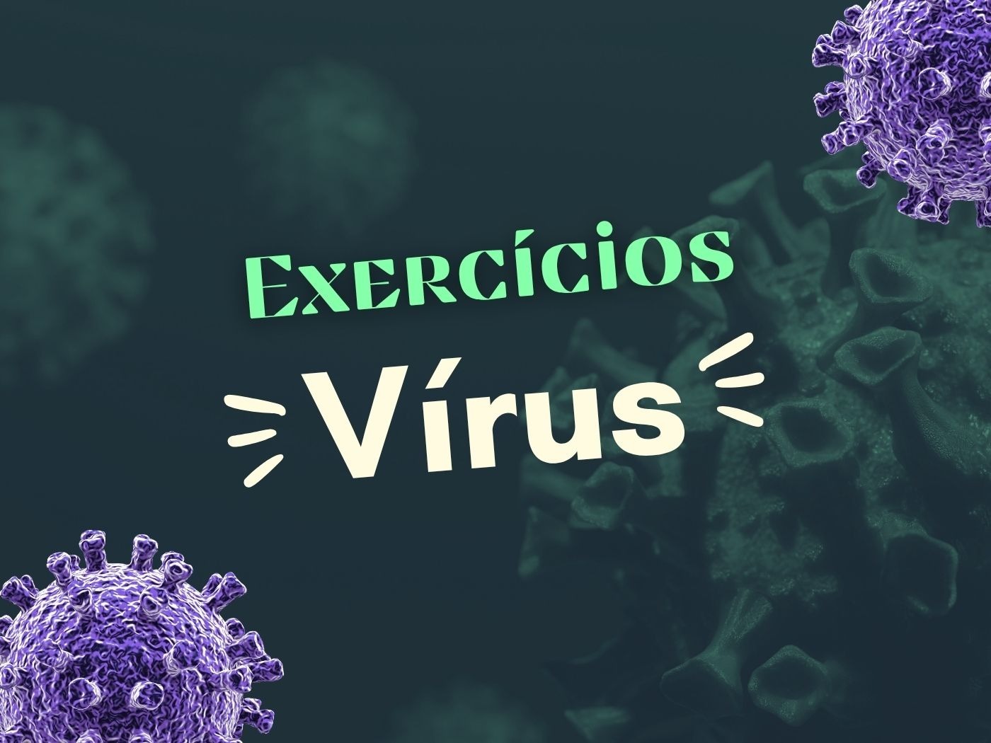 Exercícios sobre vírus (com gabarito respondido) - Significados