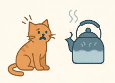 Gato escaldado tem medo de água fria (ditado explicado)