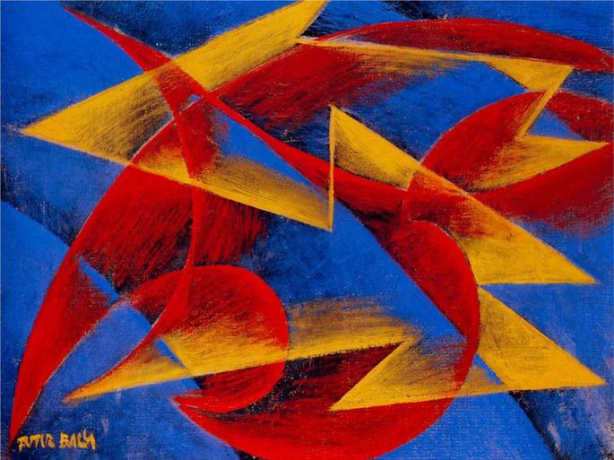 tela futurista de Giacomo Balla