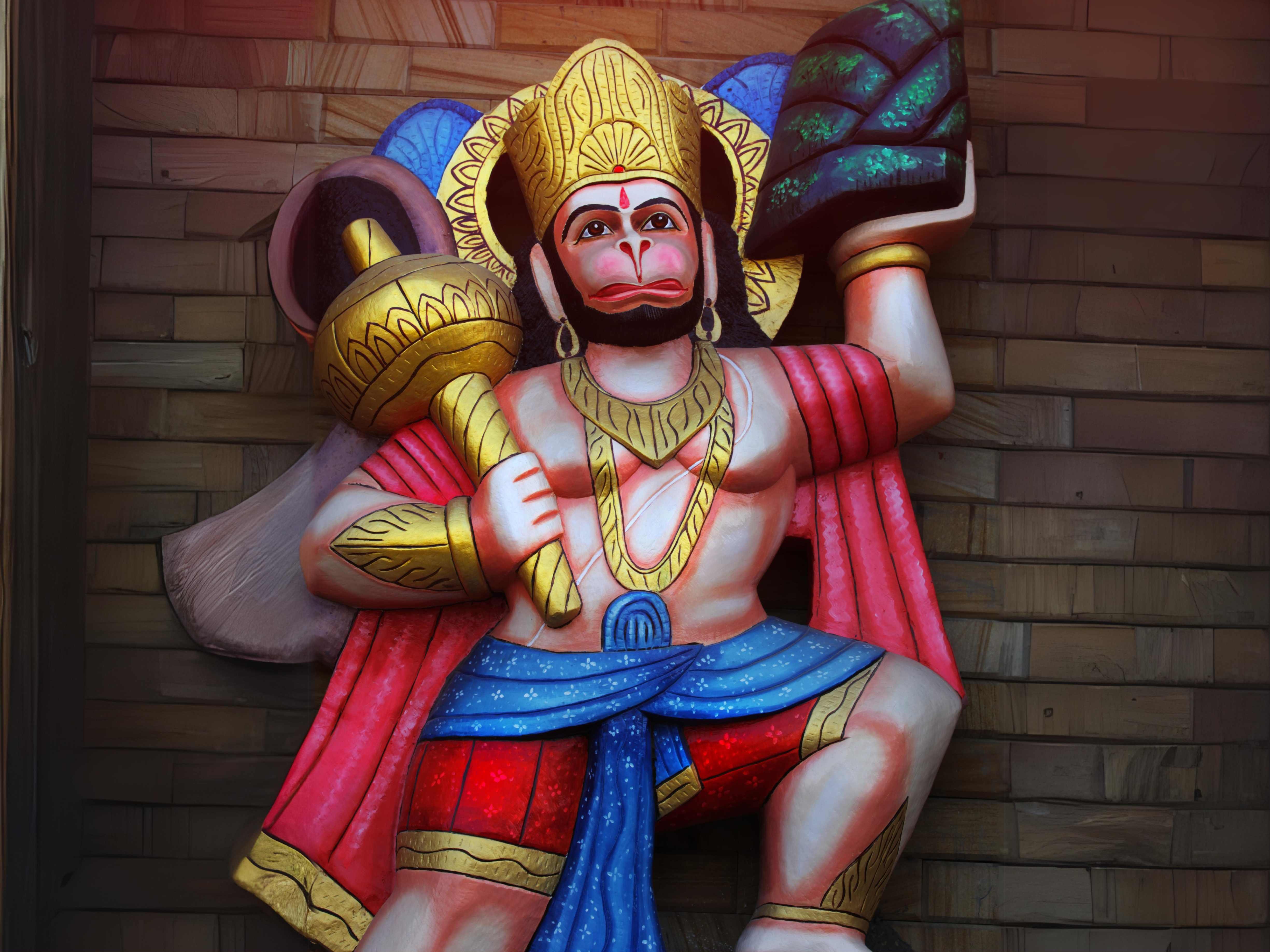 Estátua do deus Hanuman