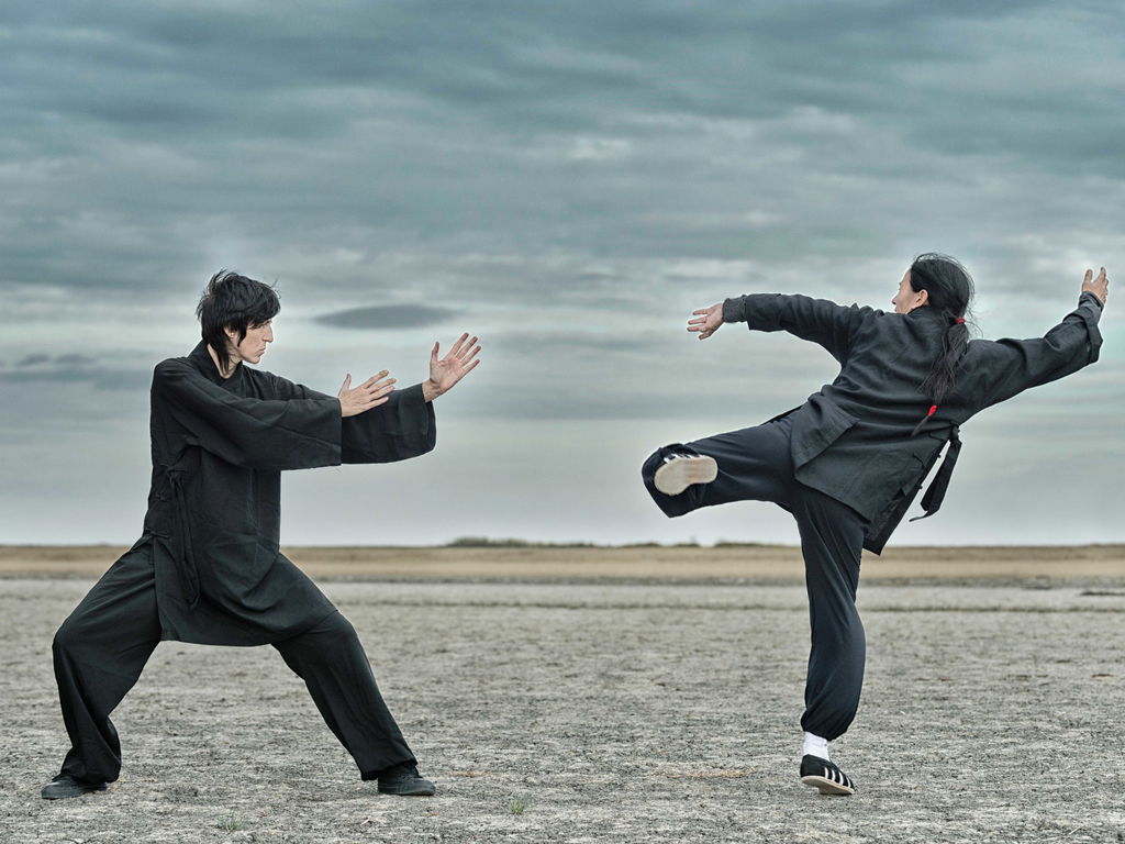 Lutadores de kung-fu