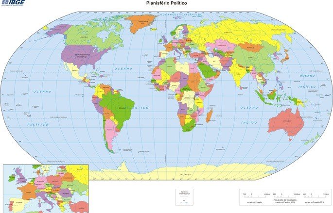 mapa-mundi político