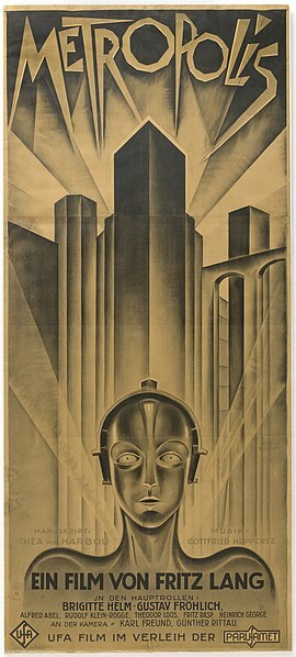Poster do filme Metropolis, de Fritz Lang