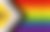 Nova bandeira LGBT+ que inclui as cores símbolo da bandeira intersexo e da representação racial.