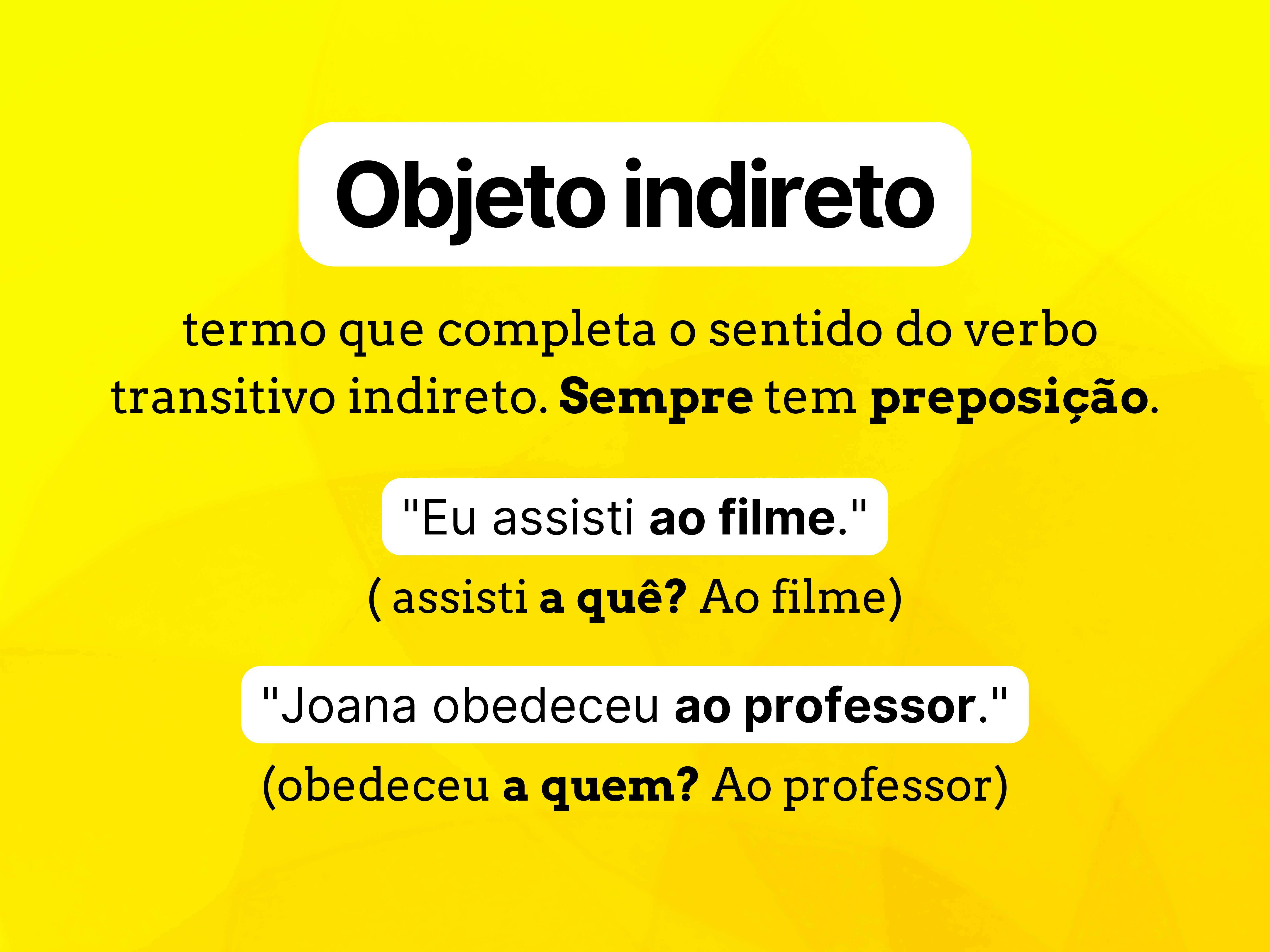 Objeto indireto