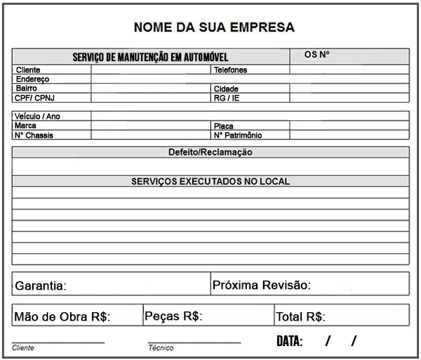 Ordem de serviço: o que é, exemplo e como fazer - Significados
