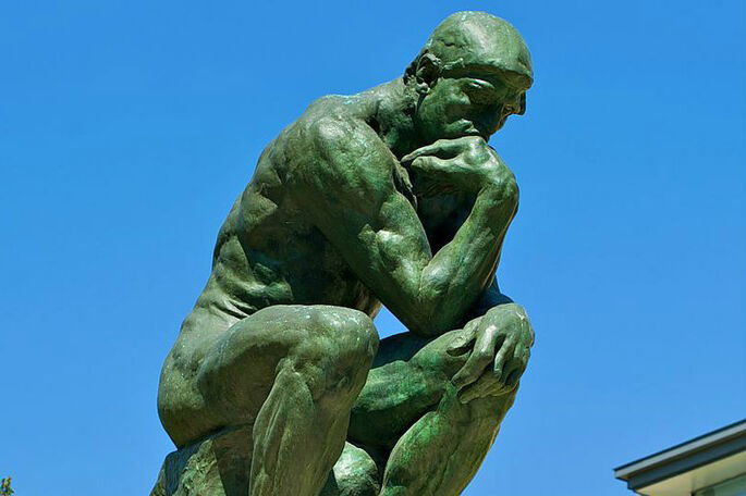 Escultura O pensador