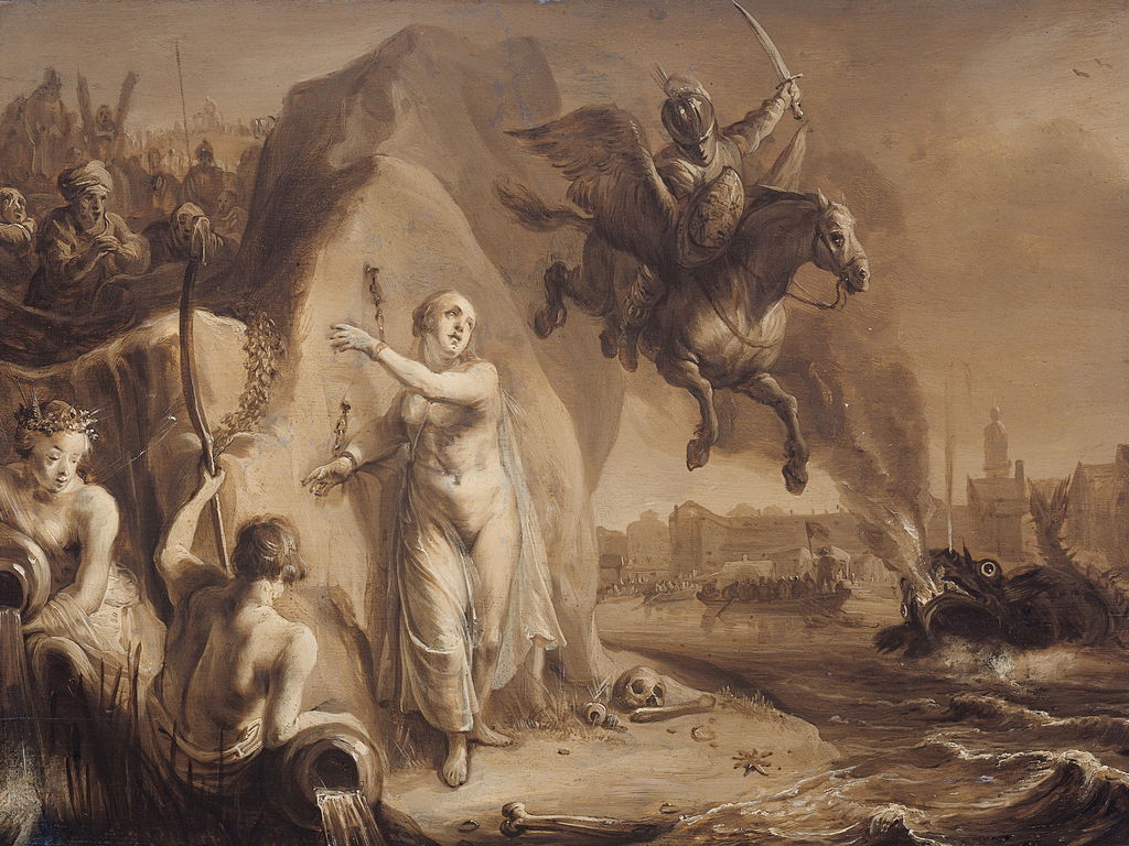 Pintura de Perseu e Andrômeda