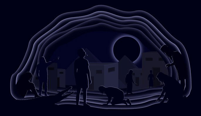 Nona praga do Egito: escuridão.