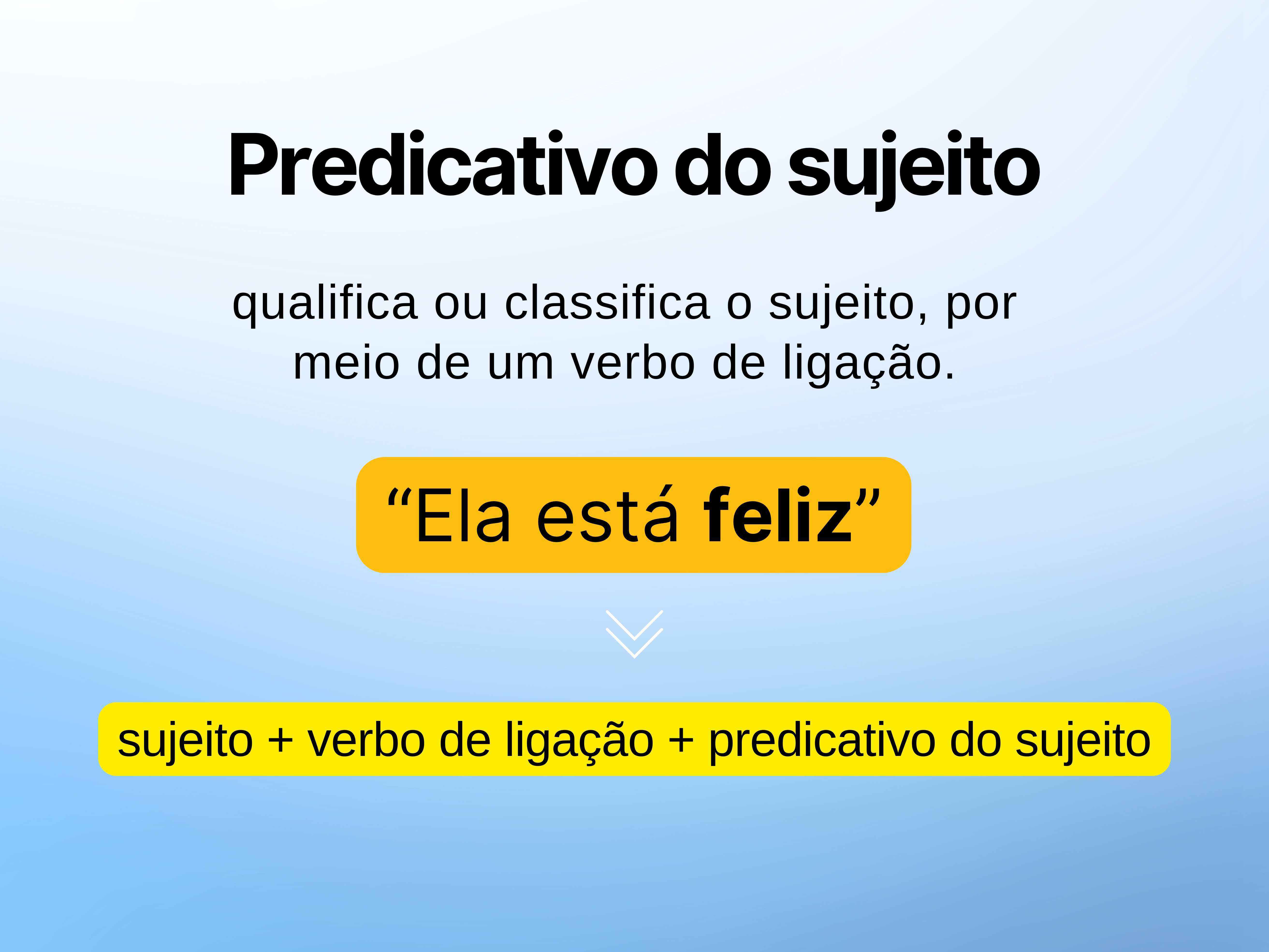 Predicativo do sujeito