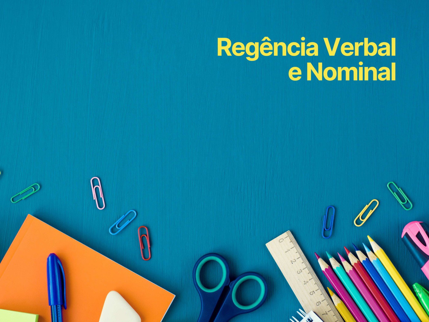 Regência Verbal e Nominal: o que é, exemplos, resumo e exercícios ...