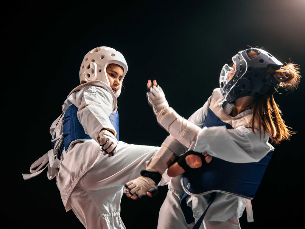 Lutadoras de taekwondo