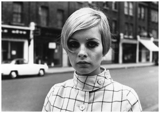 foto da modelo Twiggy